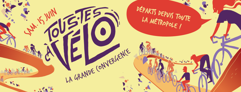 convergence vélo de Bordeaux Métropole